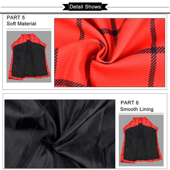 Trench Coat Women Turn Down Collar Wrap Coat Blend Grid Belted - Picture 3 of 5